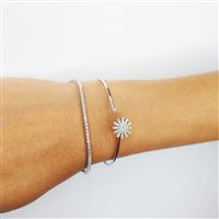 Bracelet Damiani Femme Margherita in Or blanc Diamante 0.38 Ct 20076574 - 20076574